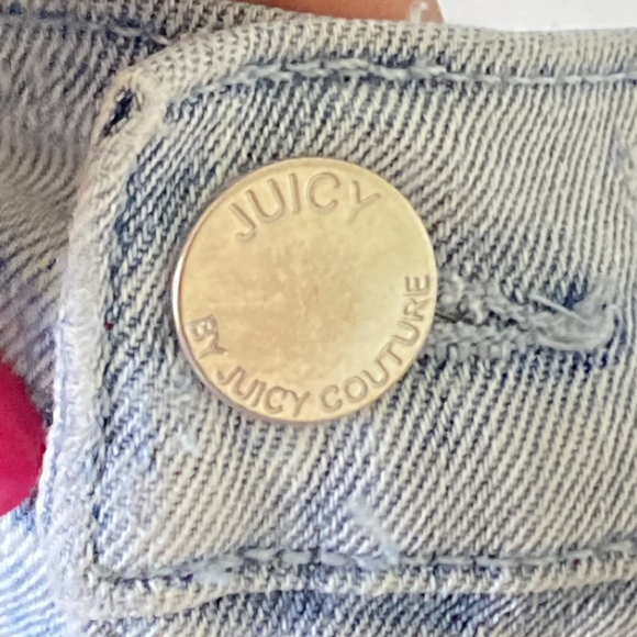 Juicy Couture Women's Distressed Denim Blue Jeans, Size 8 - Effortless Cool - Picture 10 of 15